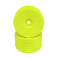 DE Racing PT48Y Yellow Speedline Plus Truggy Wheels for 1/8 Truggy (4pcs)