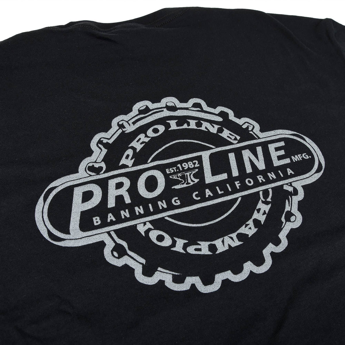 Pro-Line 9855-06 Pro-Line Manufactured Black T-Shirt - XXX-Large