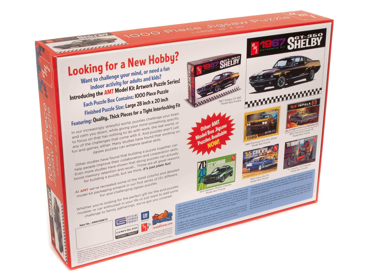 AMT AWAC0093 1967 Shelby GT-350 1,000 pc Jigsaw Puzzle