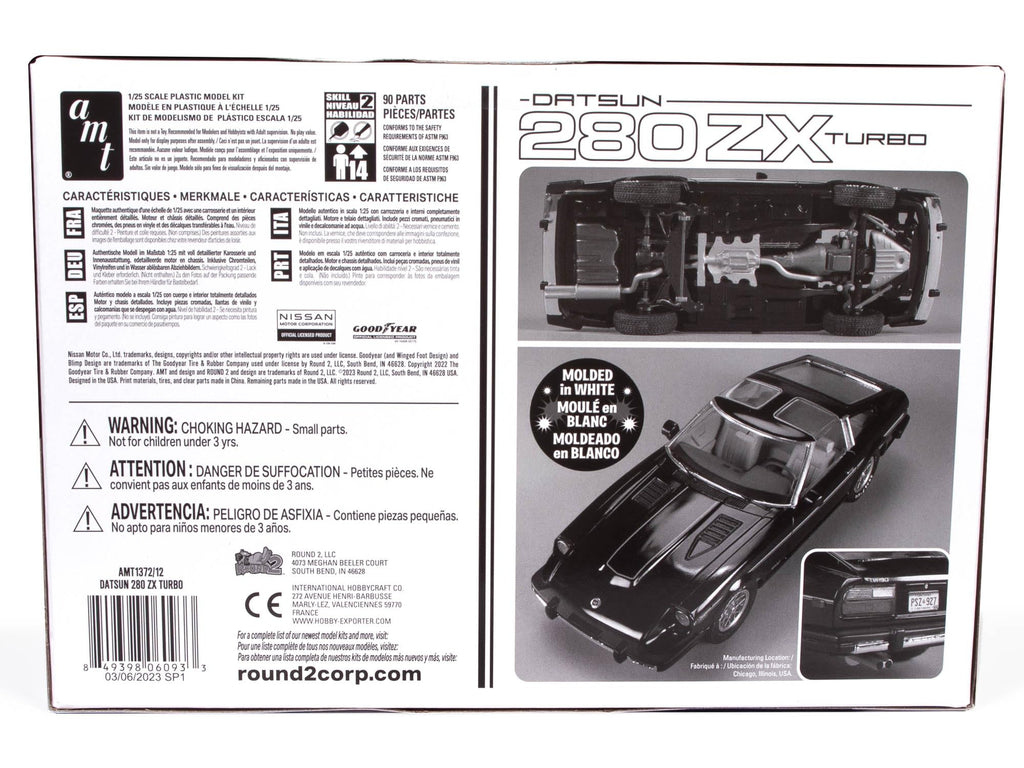 AMT 1372 1981 Datsun 280 ZX Turbo Model Kit