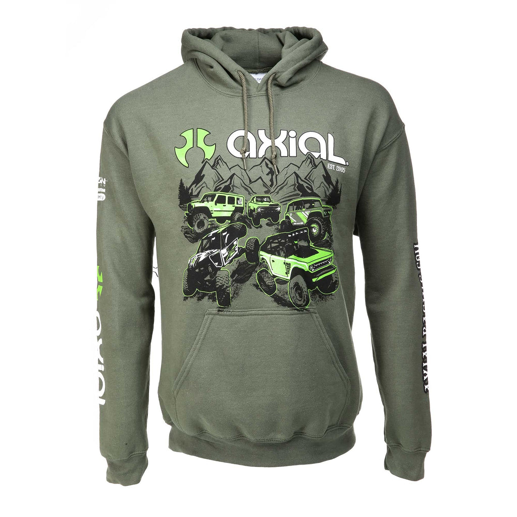 Axial AXIZ0027 Axial Green Hoodie Small