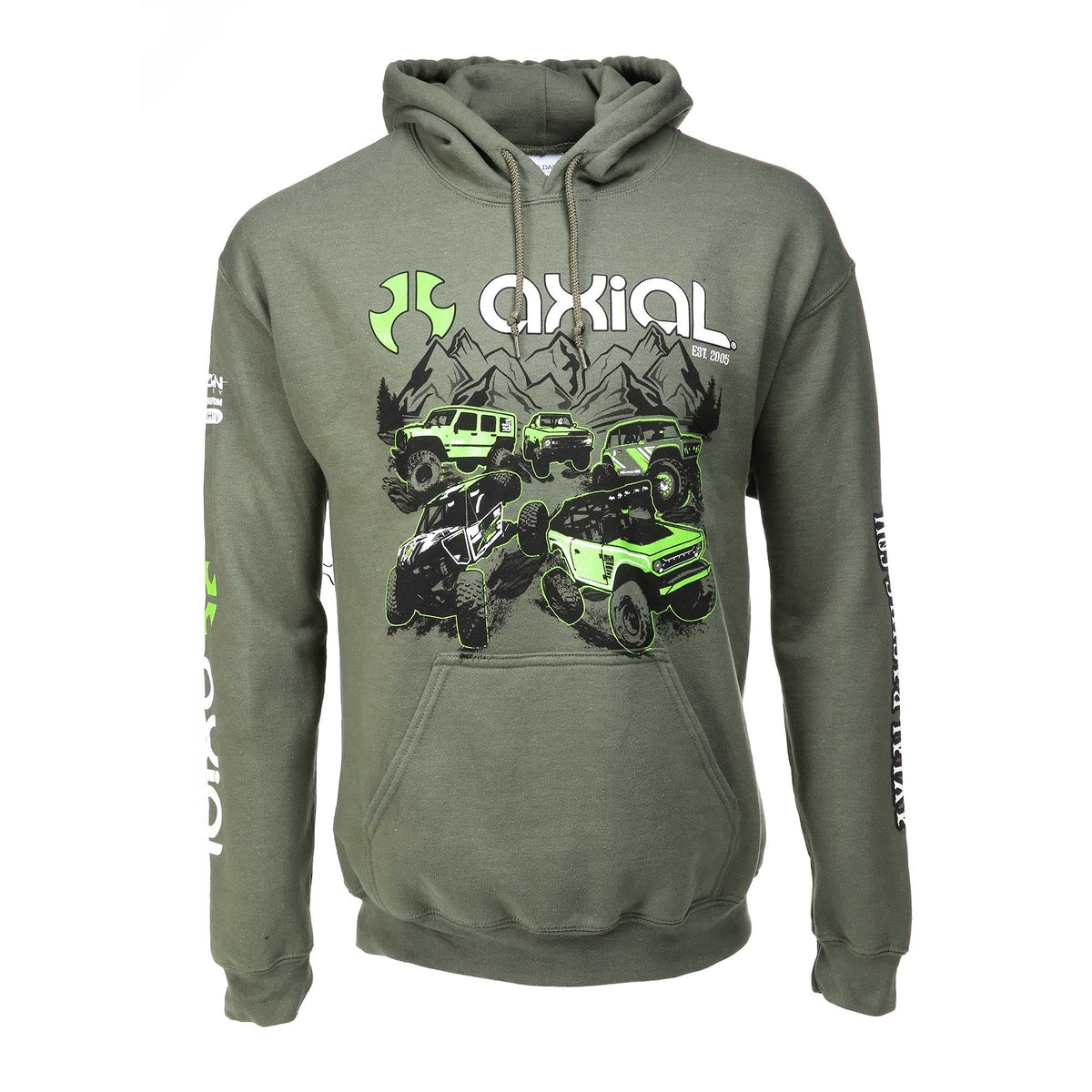 Axial AXIZ0027 Axial Green Hoodie Small