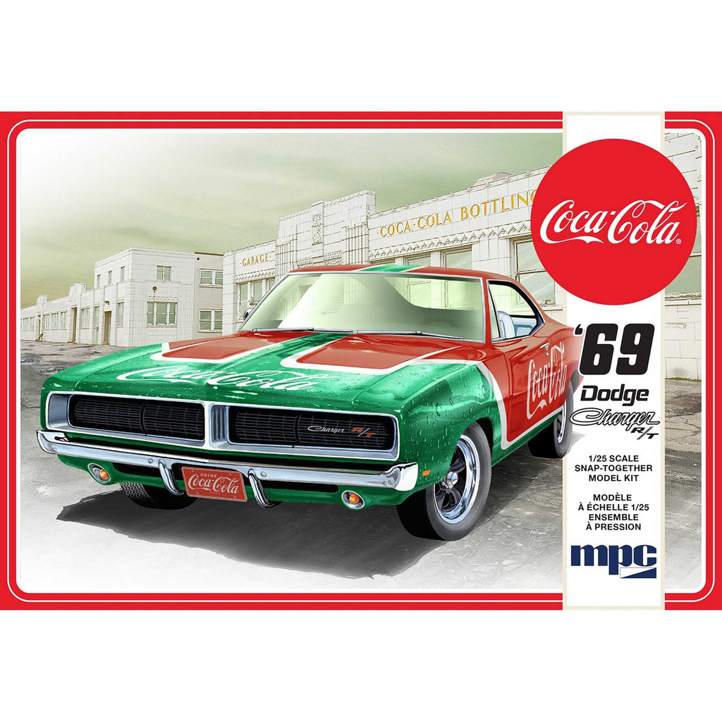 MPC 919M 1/25 1969 Dodge Charger RT Coca-Cola Snap 2T Model Kit