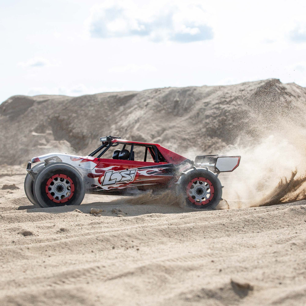 Losi LOS05020V2T2 DBXL-E 2.0 RTR: 1/5 4WD Smart Electric, Losi Red