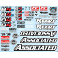 Team Associated 81588 RC8B4 Decal Sheet