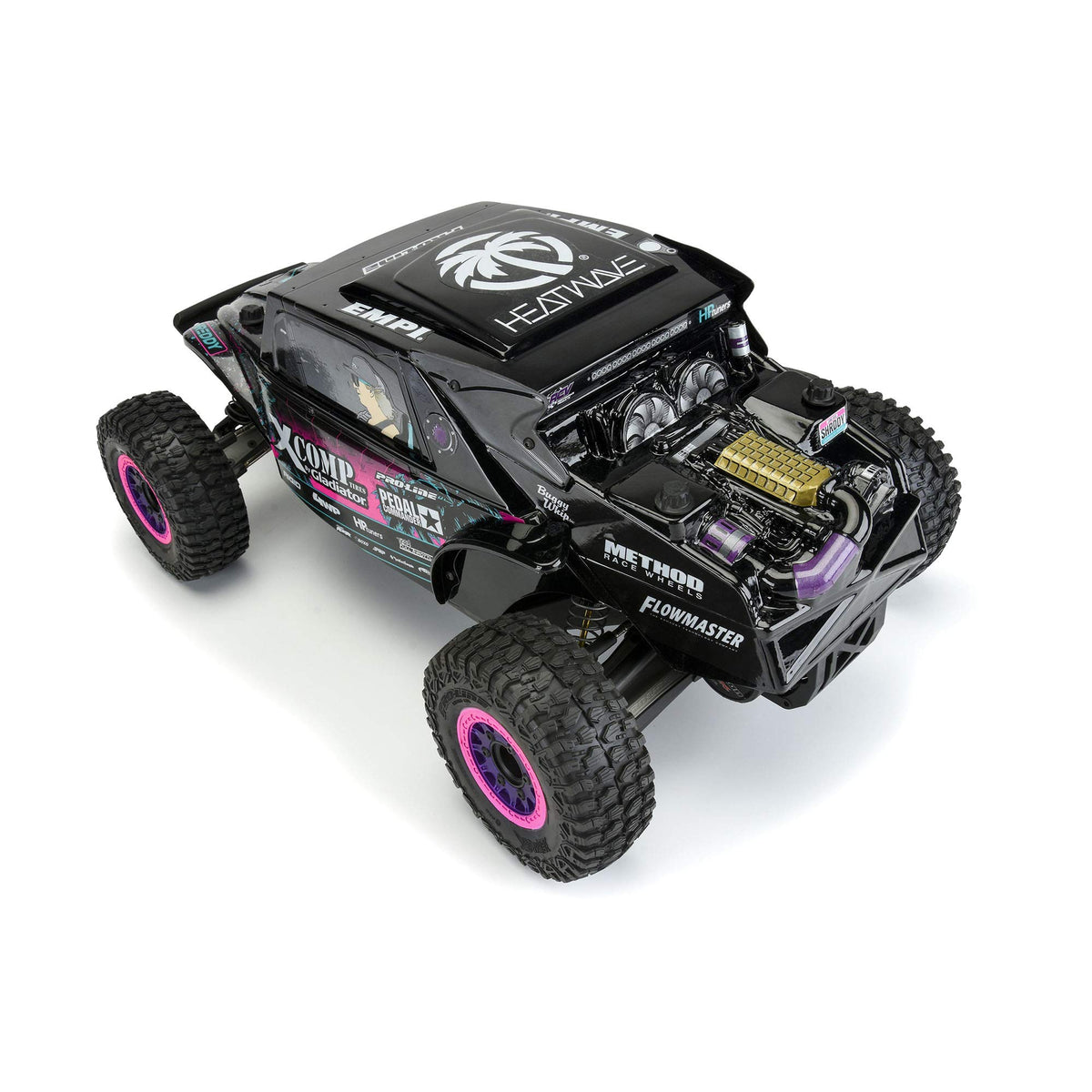 Pro-Line 356318 Megalodon Blake Wilkey Black Body Slash 2wd/4x4