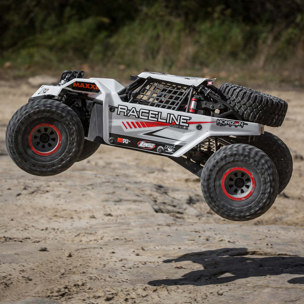 Losi LOS05016V2T1 Super Rock Rey: 1/6 4WD Elec Rock Racer, RTR White