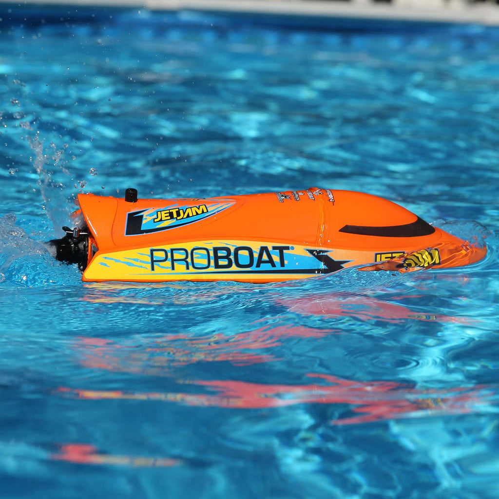 Pro-Boat PRB08031V2T1 Jet Jam 12" Pool Racer,Orange: