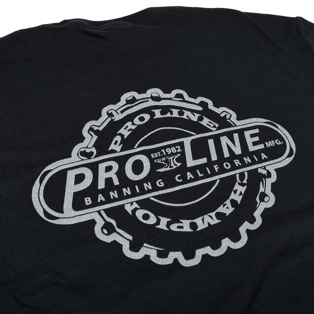 Pro-Line 9855-04 Pro-Line Manufactured Black T-Shirt - X-Large