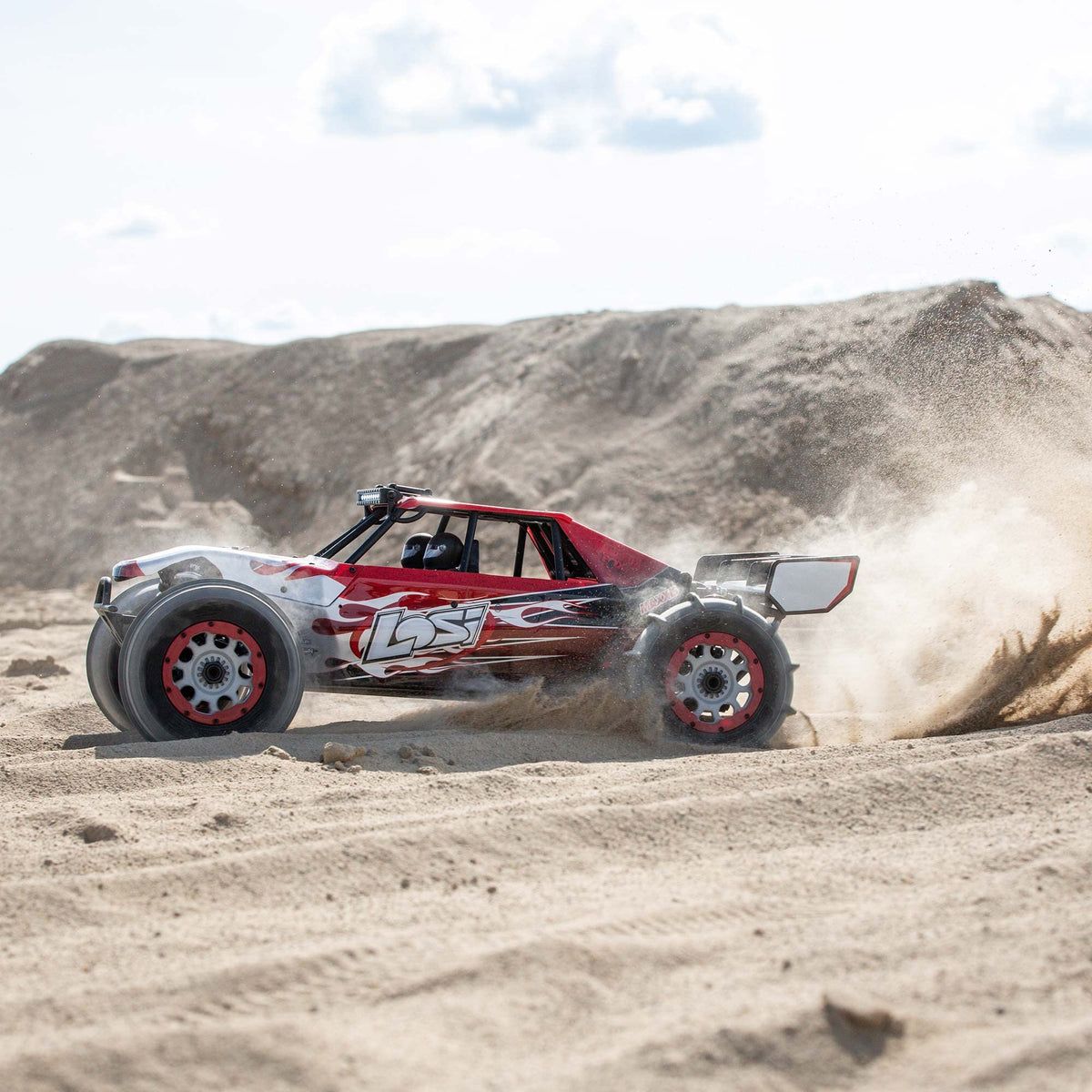 Losi LOS05020V2T2 DBXL-E 2.0 RTR: 1/5 4WD Smart Electric, Losi Red