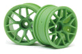 HPI Racing 112811 RTR Wheel 26mm Green (6mm Offset/2pcs)