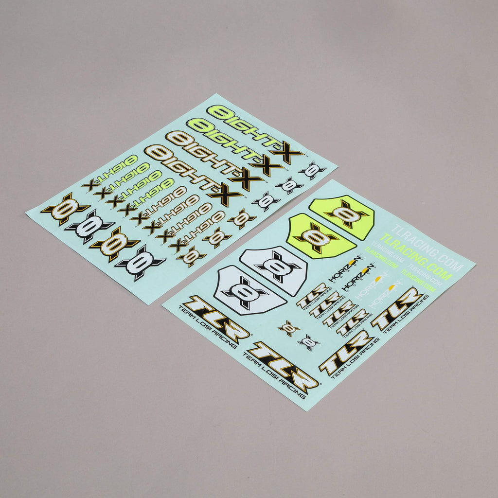 Team Losi Racing TLR249004 Logo Sheet: 8X