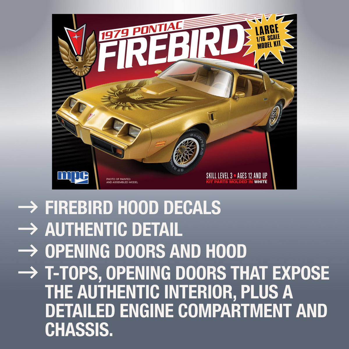 MPC 862 1/16 1979 Pontiac Firebird Model Kit