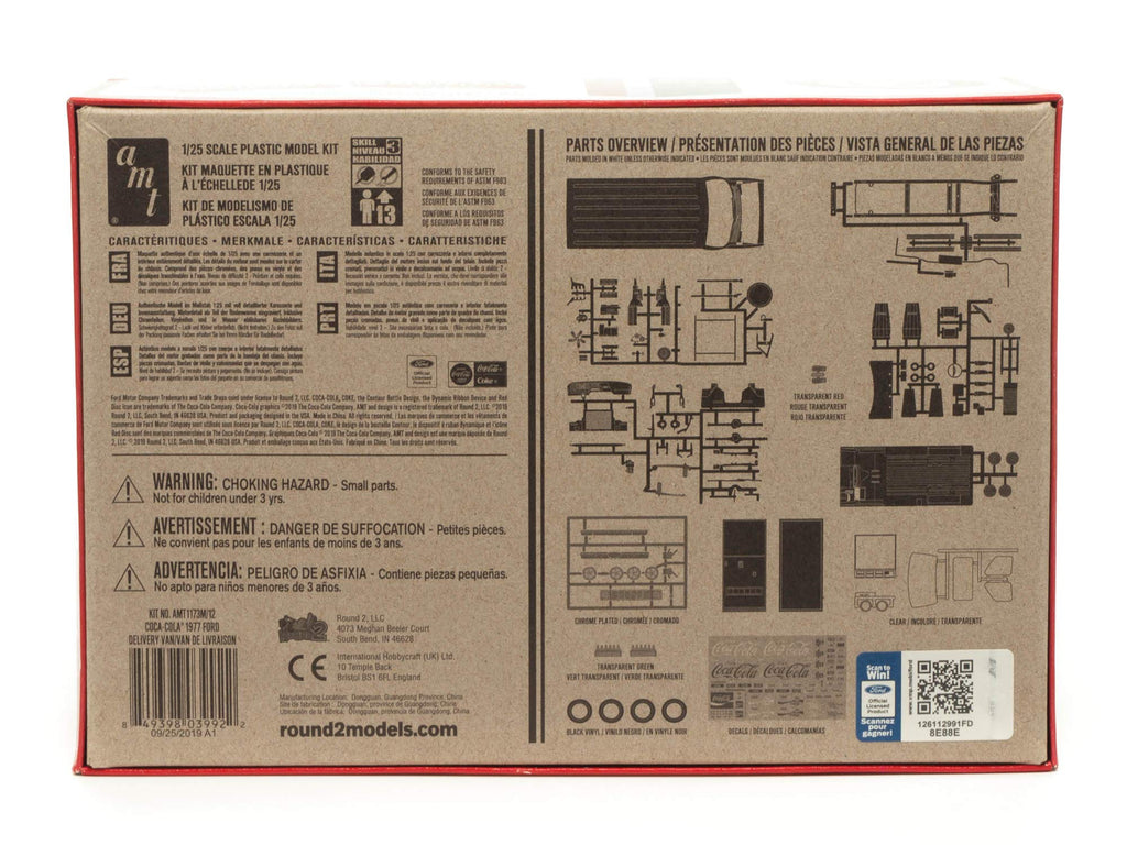 AMT 1173 1/25 1977 Ford Van with Vending Machine Coca-Cola Model Kit