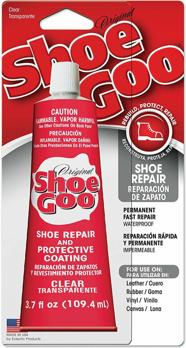 Shoe Goo Shoe Repair Adhesive Clear 3.7 oz Tube