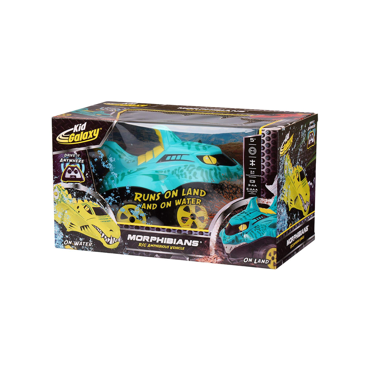 Kid Galaxy 10199 Mega Morphibian Shark 49Mhz Radio Control RC Car