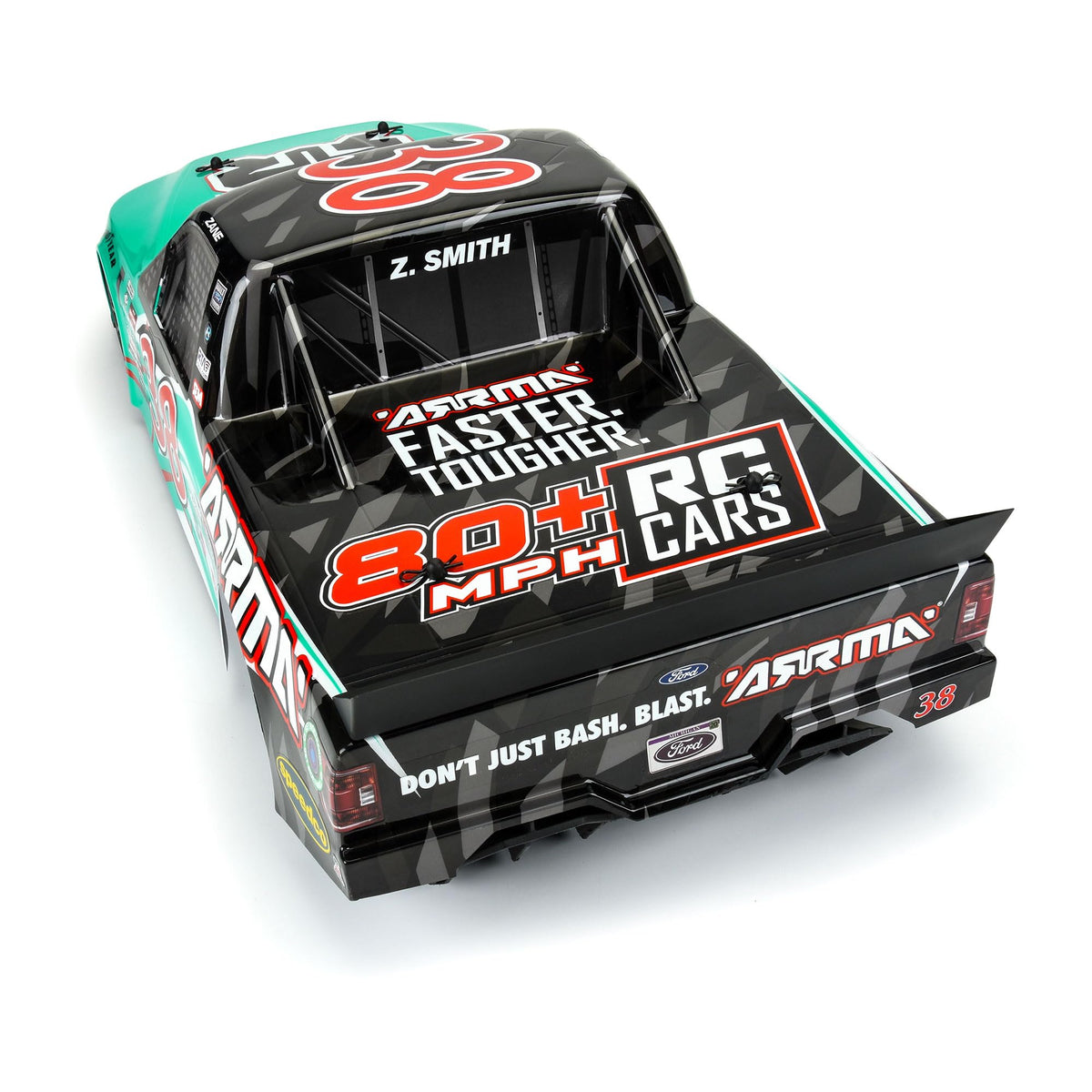 Arrma ARA410018 1/7 2023 NASCAR Ford F-150 No.38 LE Body (Teal): Infraction 6S