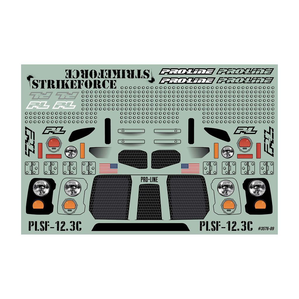 Pro-Line 357600 Strikeforce Clear Body 12.3" (313mm) Crawlers