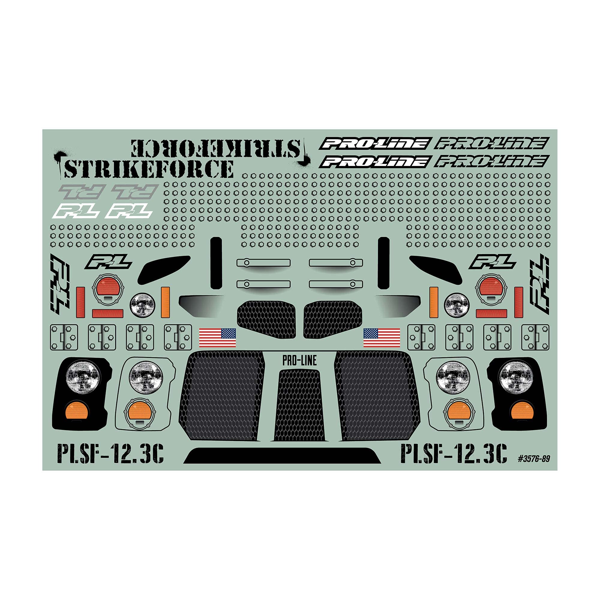 Pro-Line 357600 Strikeforce Clear Body 12.3" (313mm) Crawlers