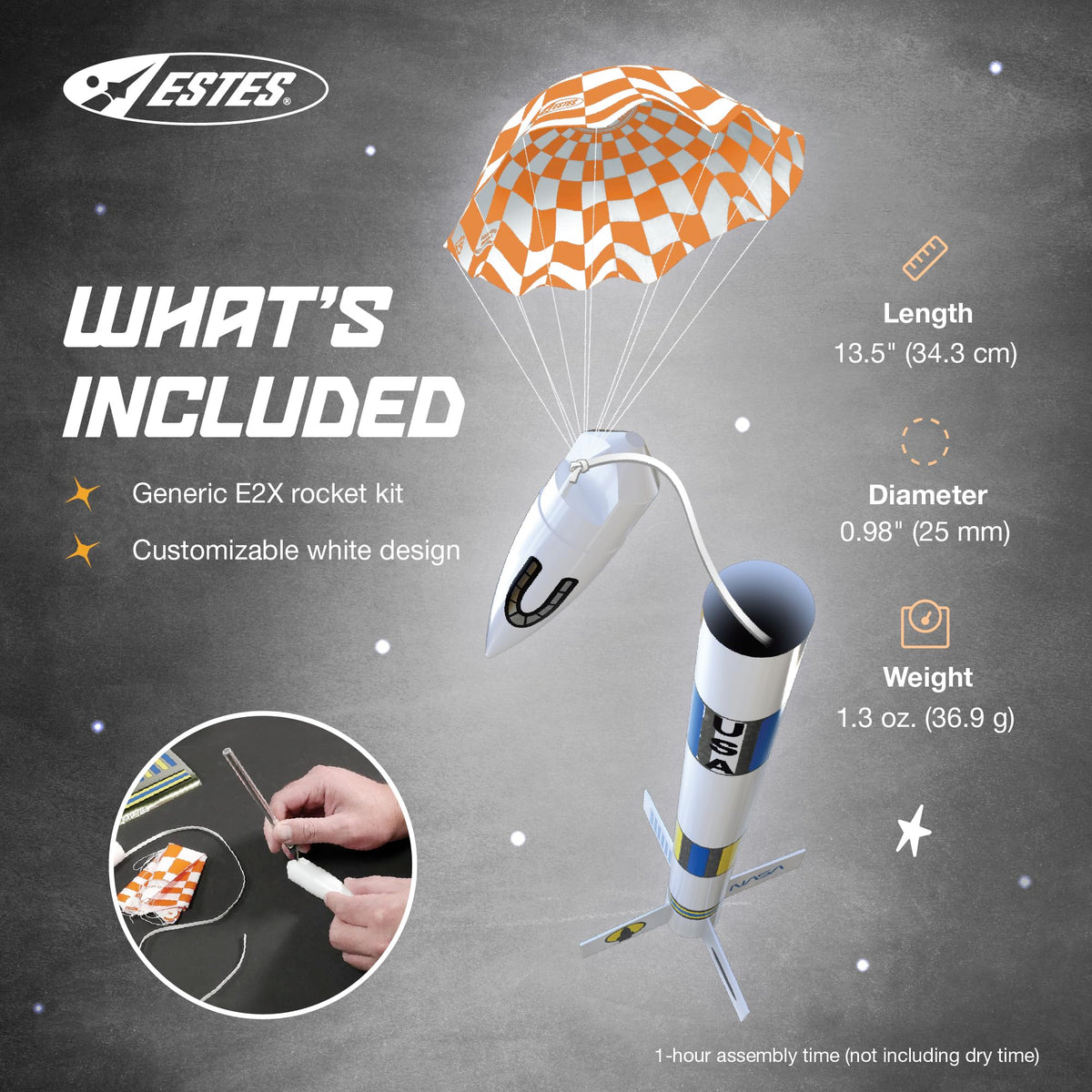 Estes 2008 Generic E2X Easy to Assemble Rocket