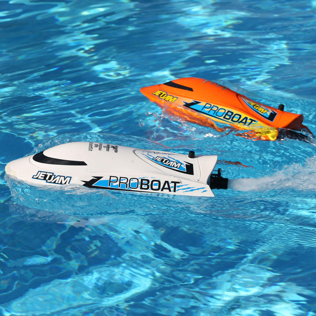 Pro Boat PRB08031T2 Jet Jam 12-inch Pool Racer, White: RTR