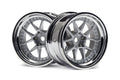 HPI Racing 114636 DY-Champion 26mm Wheel (Chrome/Silver/9mm
