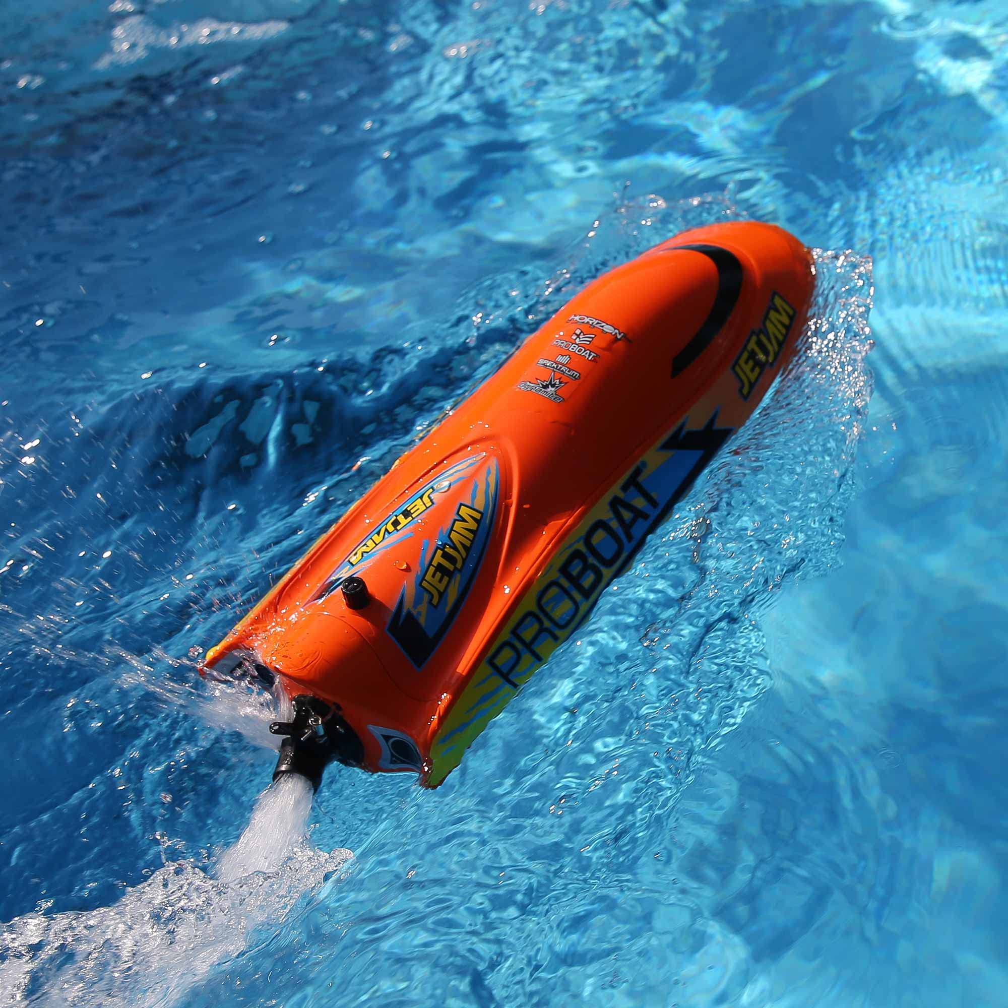 Pro-Boat PRB08031V2T1 Jet Jam 12" Pool Racer,Orange: