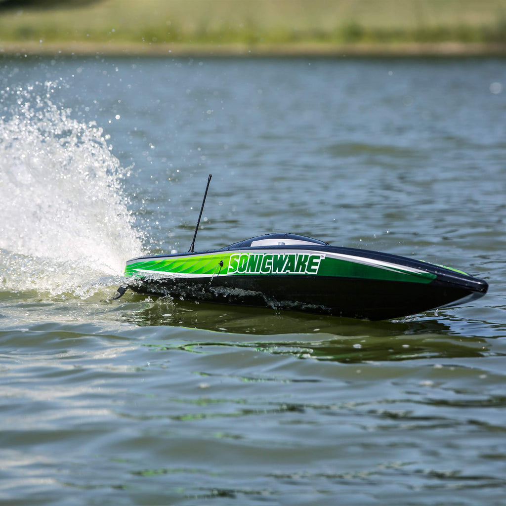 Pro Boat PRB08032T2 36" Sonicwake,Blk, Self-Right Deep-V Brushless RTR
