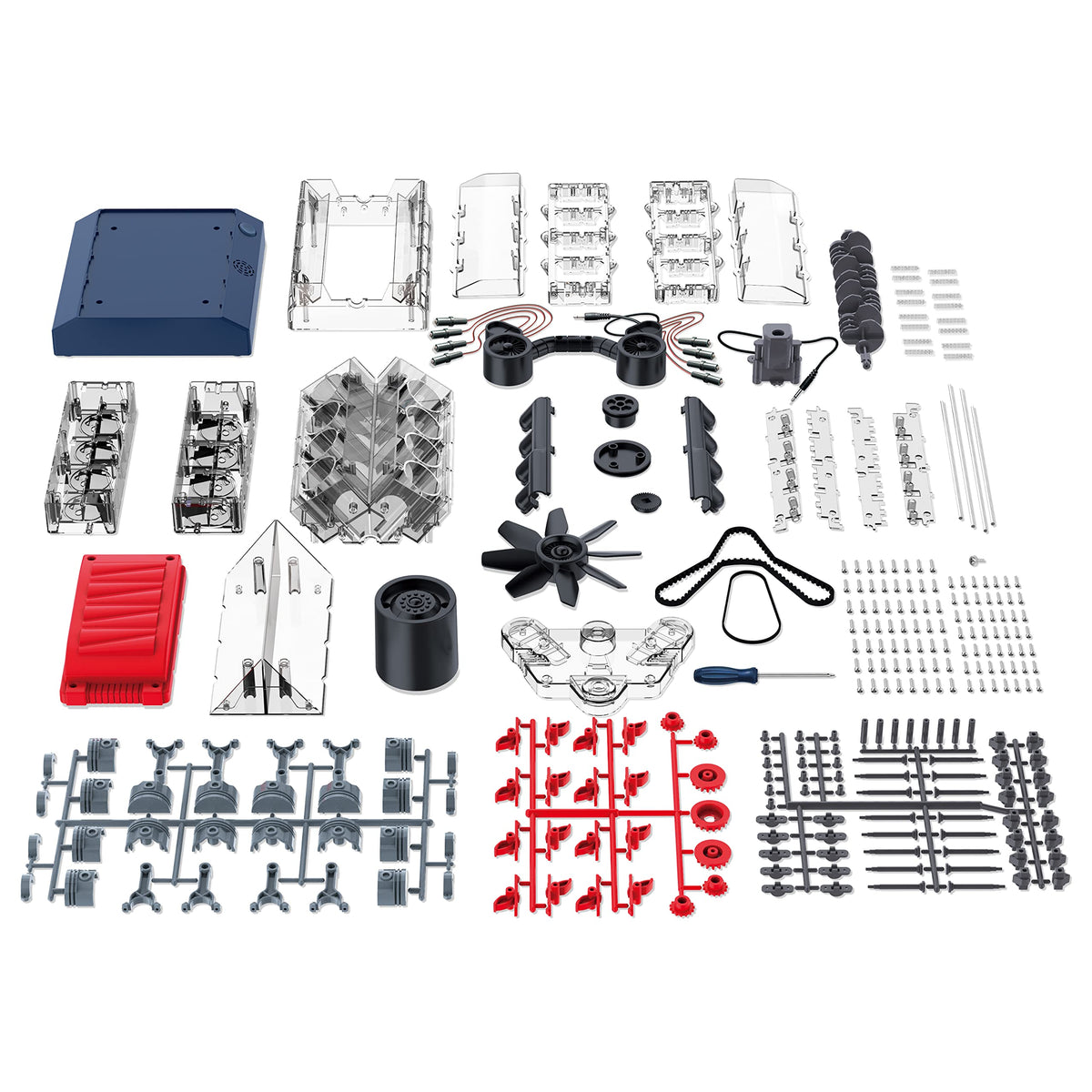 OWI RobotiKits OWI39102 VROOM! STEM V8 Engine Over 270 Piece DIY STEM Kit
