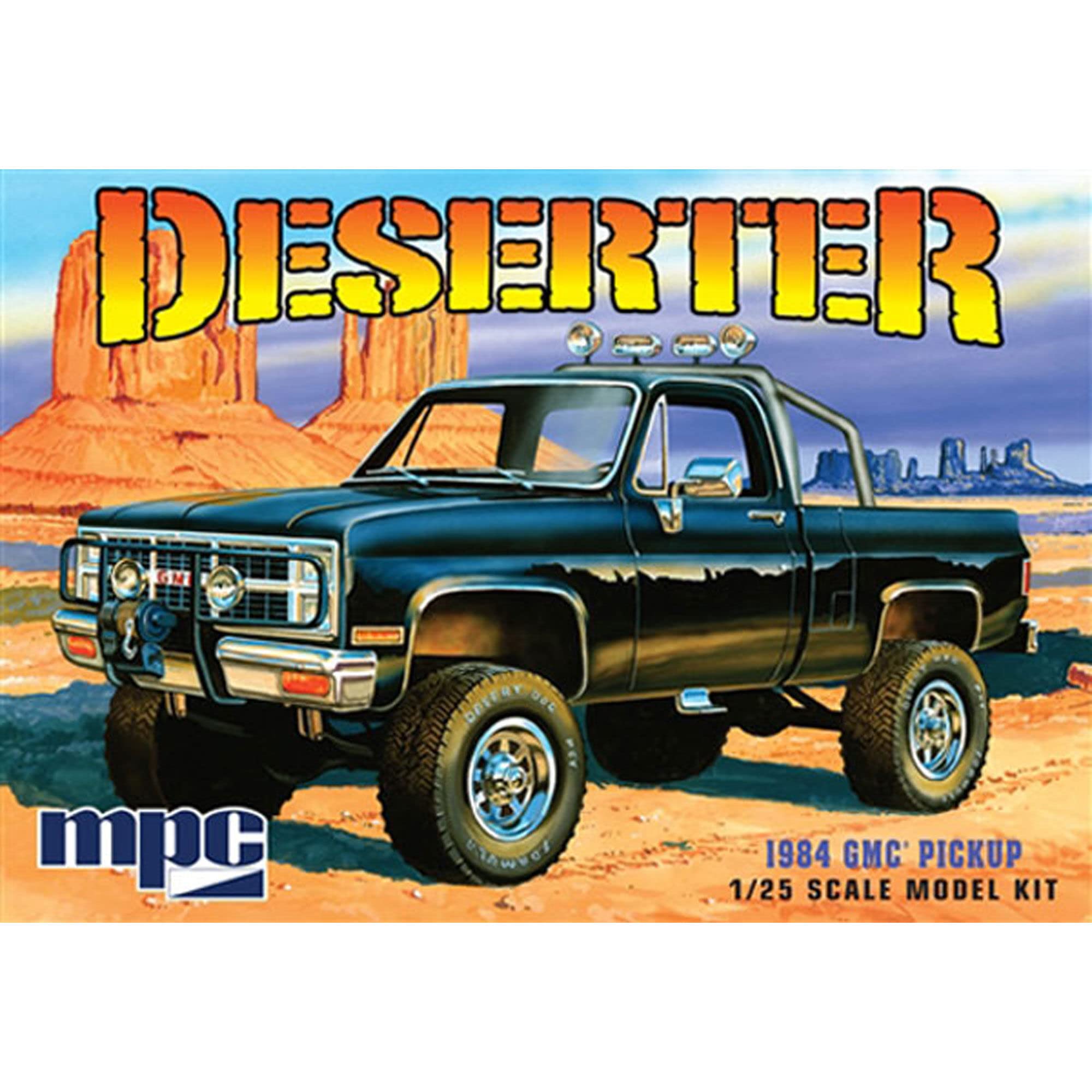 MPC 848 1/25 1984 GMC Pickup, Black Model Kit