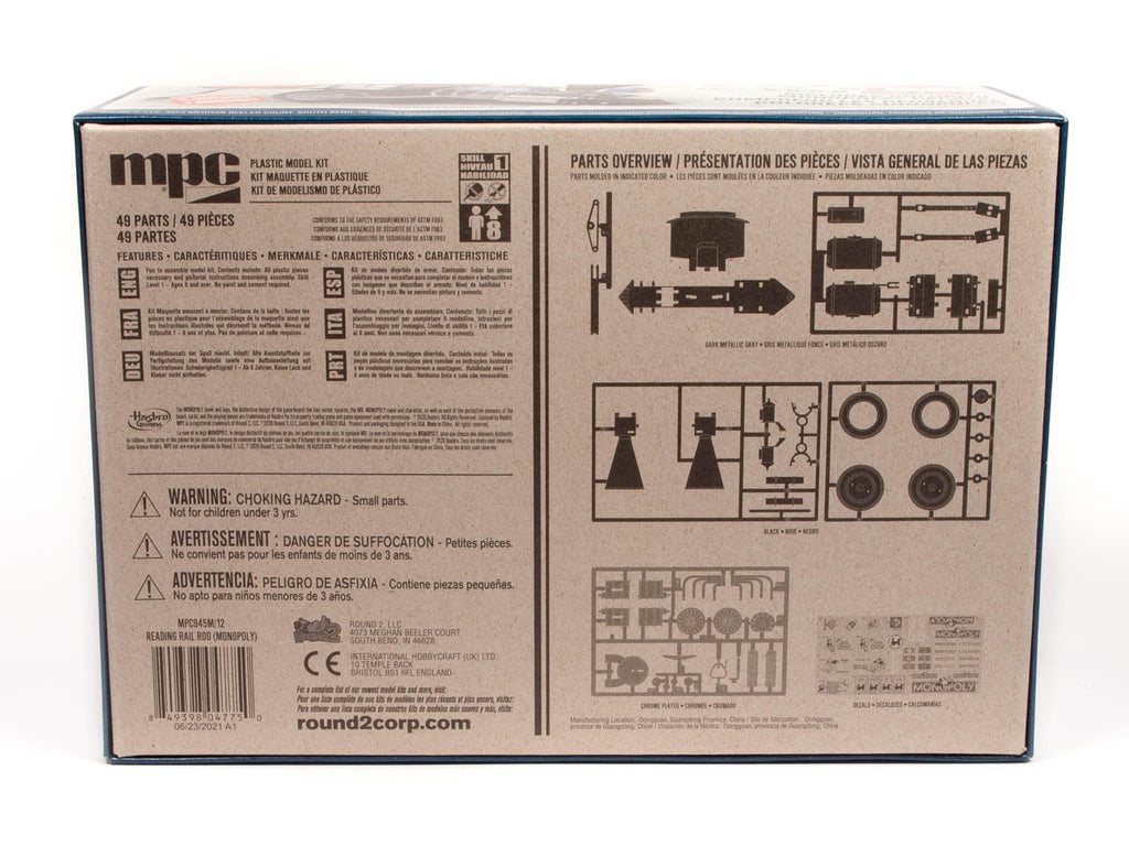 MPC 945M Monopoly Reading Rail Rod Custom Loco (SNAP) 1:25 Model Kit