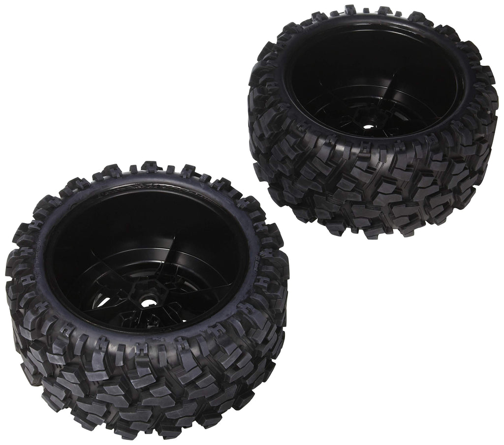 Traxxas 7772X X-Maxx Maxx AT Tires Black Wheels 8.0x4.0 Foam (2)