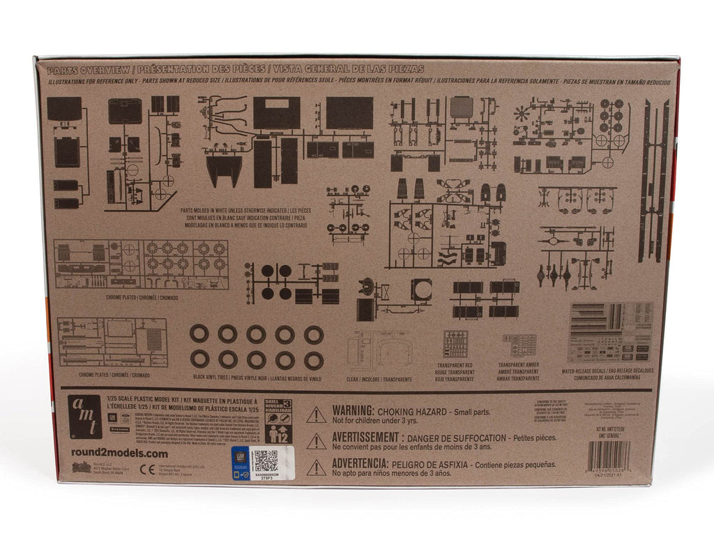 AMT 1272 1976 GMC General Semi Tractor 1/25 Model Kit