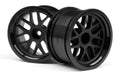 HPI Racing 109156 BBS Spoke Wheel 48X31mm Black (9mm Offset/2pcs)