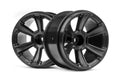 HPI Racing 115327 6-Shot MT Wheel (Black/2pcs) Jumpshot MT