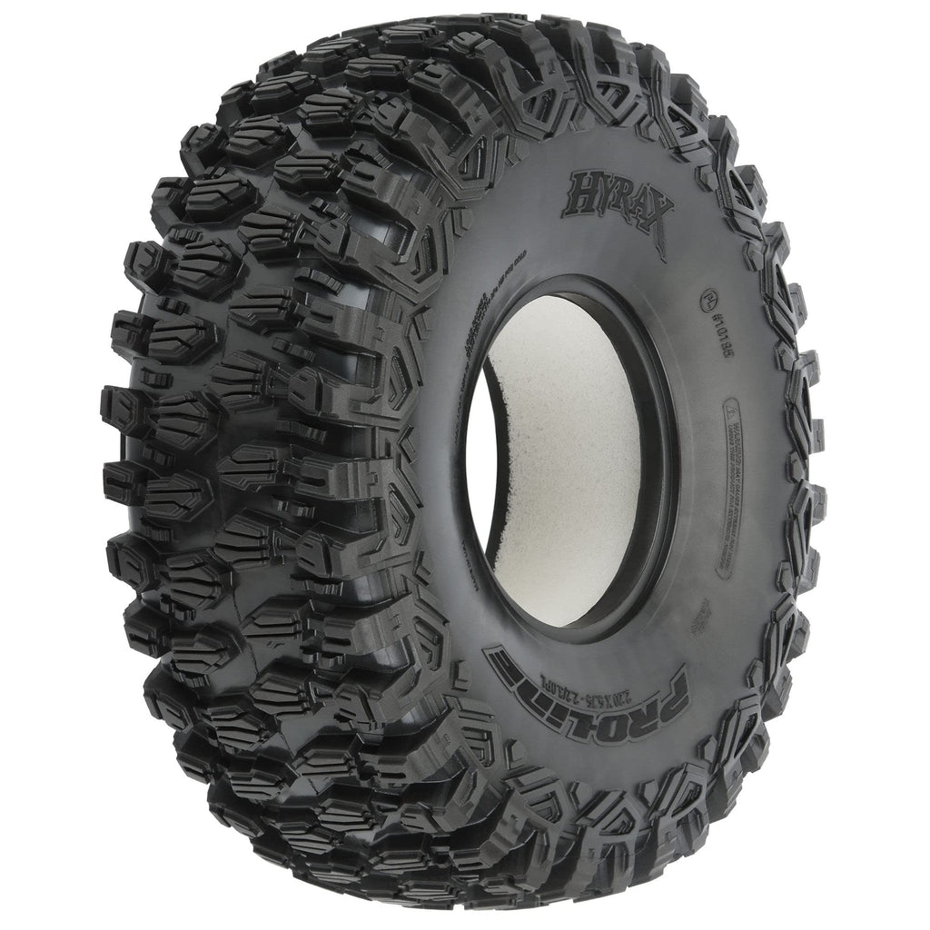 Pro-Line 1019503 1/10 Hyrax U4 Predator Front/Rear 2.2"/3.0" Rock Racing Tires (2)