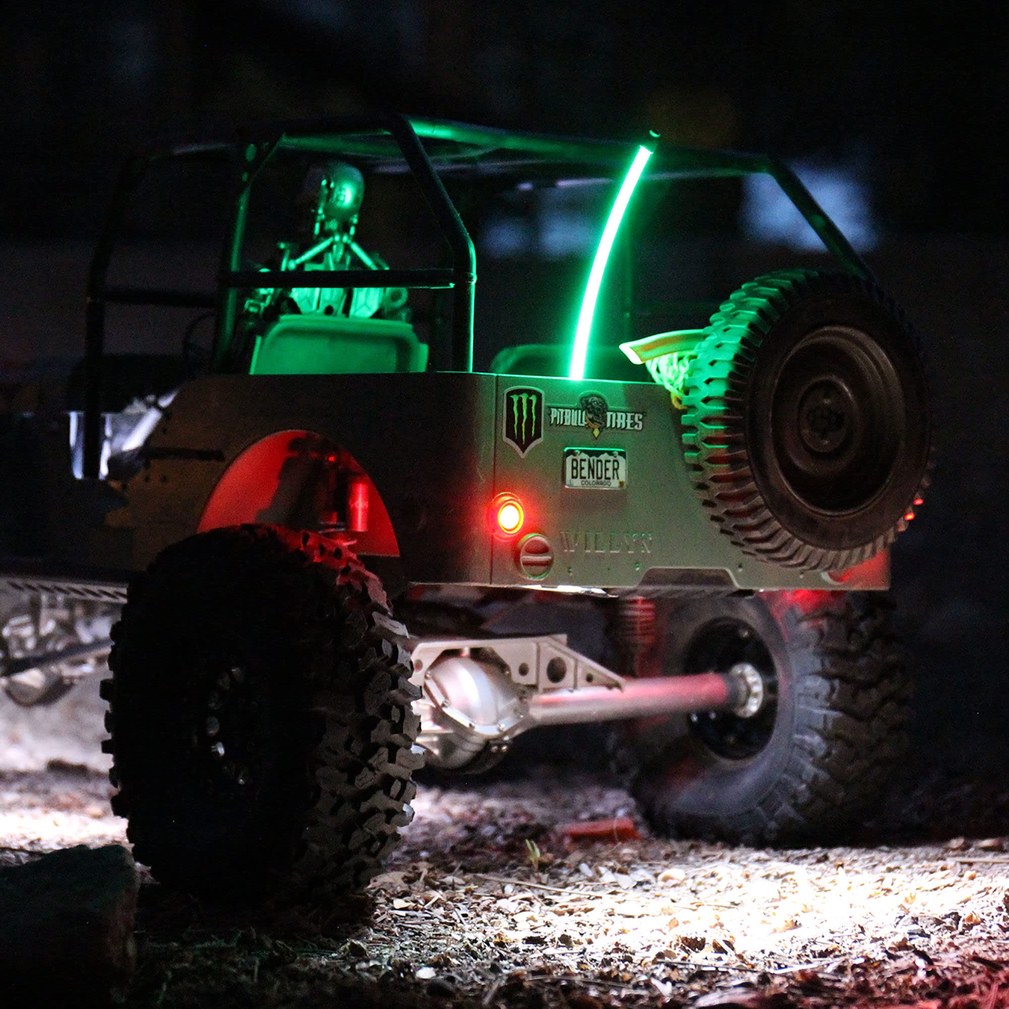 Pit Bull Xtreme PB910G Green Night SABER LED Light