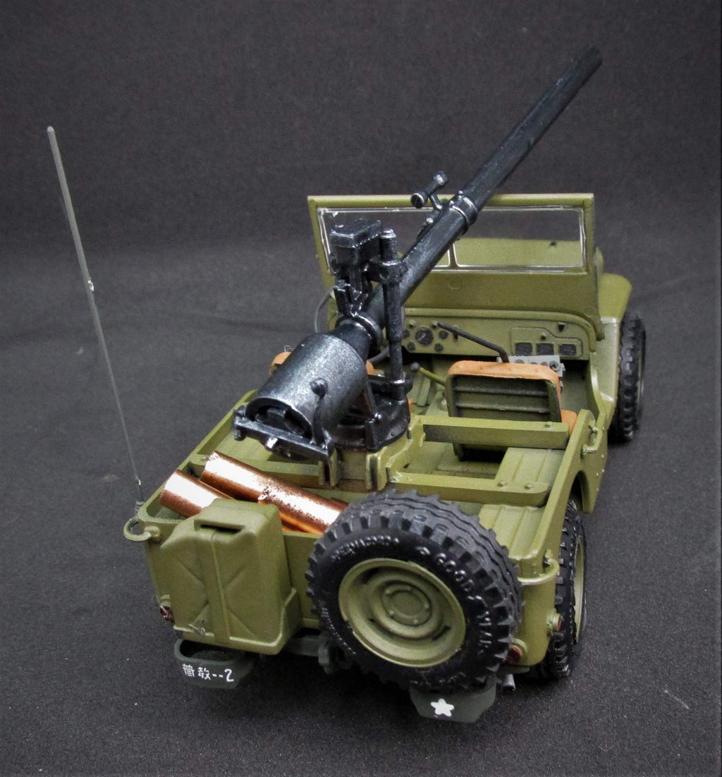 MPC 882 1/25 Godzilla Army Jeep Model Kit