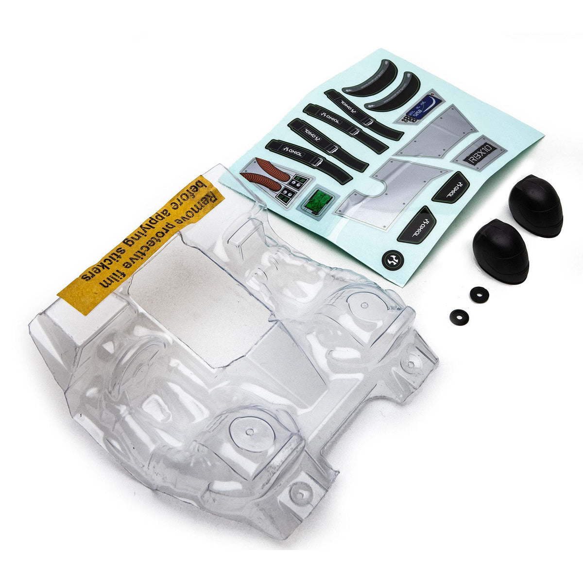 Axial AXI230033 Interior Set (Clear): RBX10