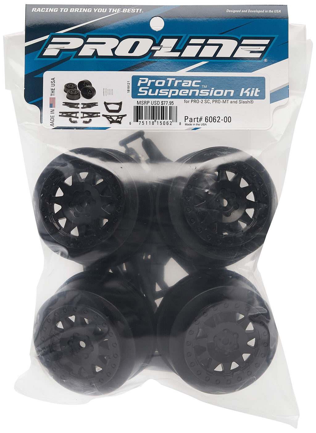 Pro-Line 606200 Pro-Trac Suspension/Wheel Kit 1/10 2WD Slash