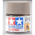 Tamiya 81772 Acrylic Paint Mini XF-72 Brown, 10ml Bottle