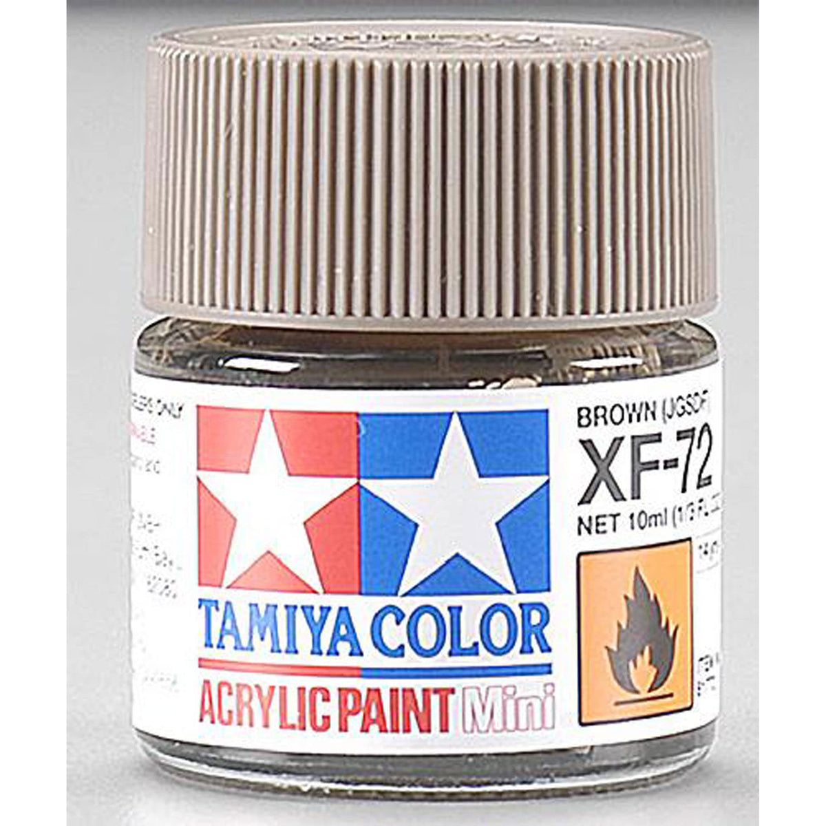 Tamiya 81772 Acrylic Paint Mini XF-72 Brown, 10ml Bottle