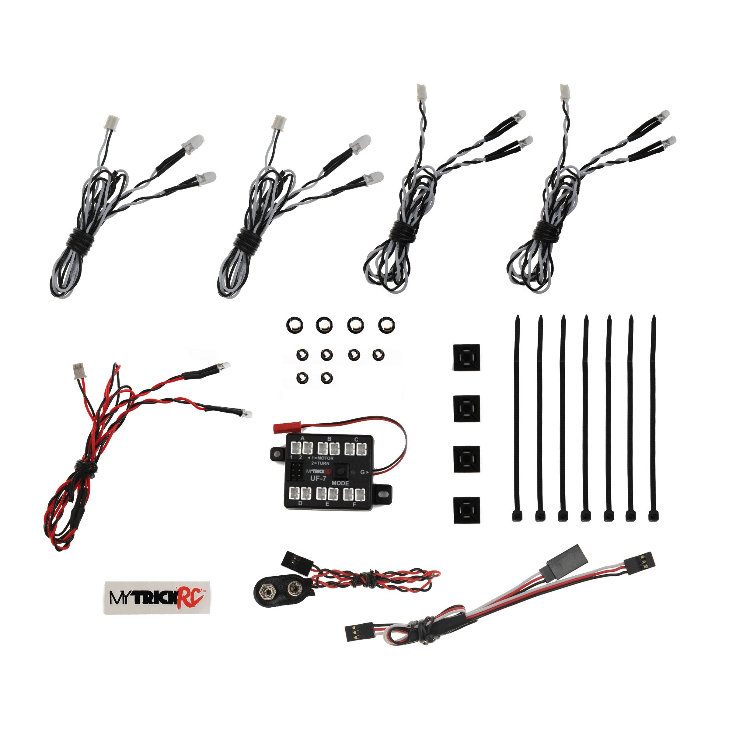 MyTrickRC MYK-OR1 Short Course LED Light Kit UF-7 Controller RC Truck