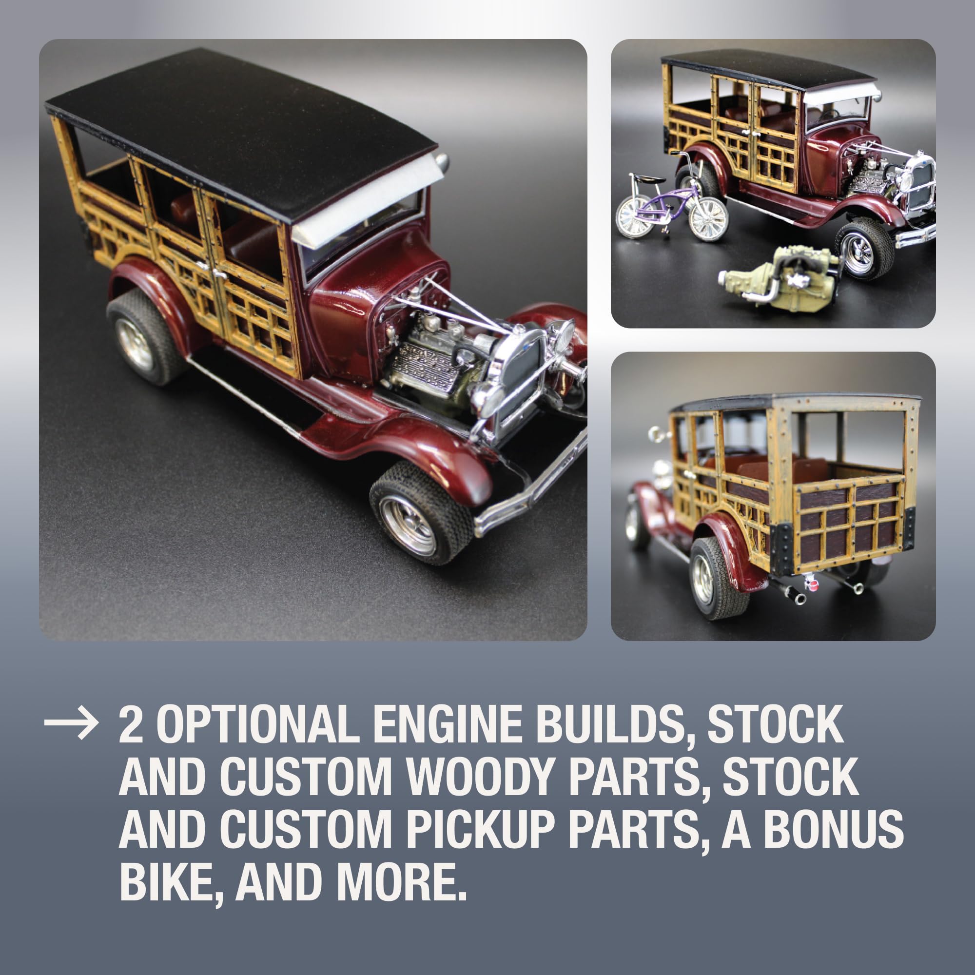 AMT 1269M 1929 Ford Woody Pickup Model Kit