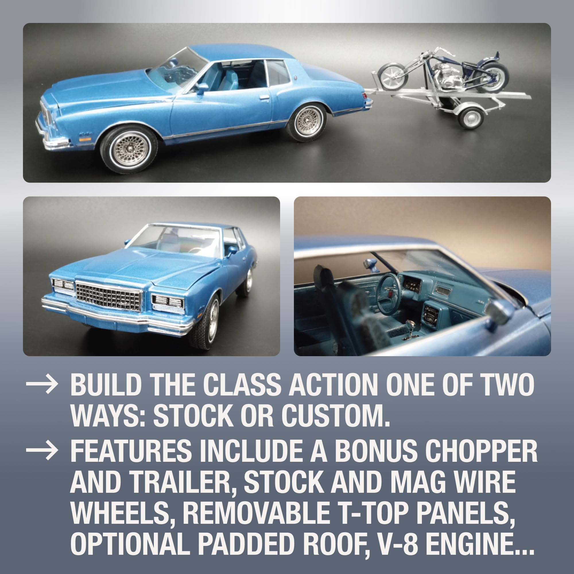 MPC 967M 1980 Chevy Monte Carlo "Class Action" 2T 1/25 Model Kit