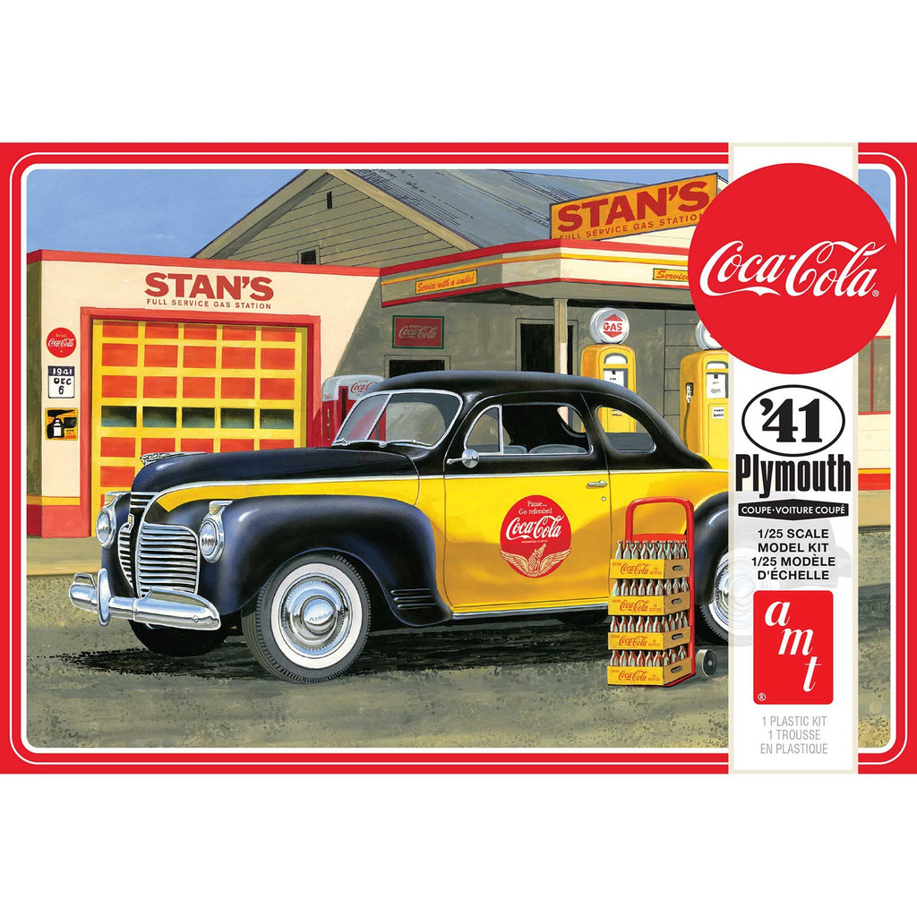 AMT 1197M 1/25 1941 Plymouth Coupe Coca-Cola Model Kit