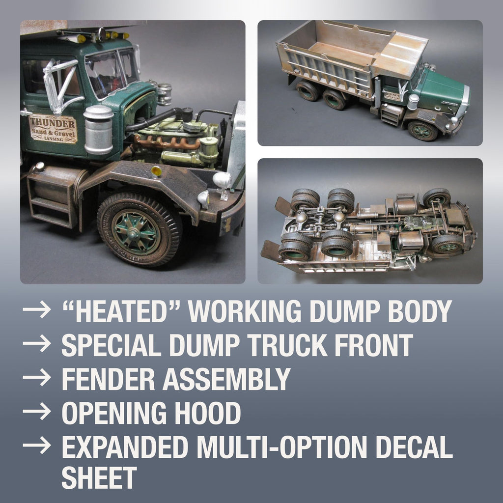 AMT 1150 1/25 Autocar Dump Truck Model Kit