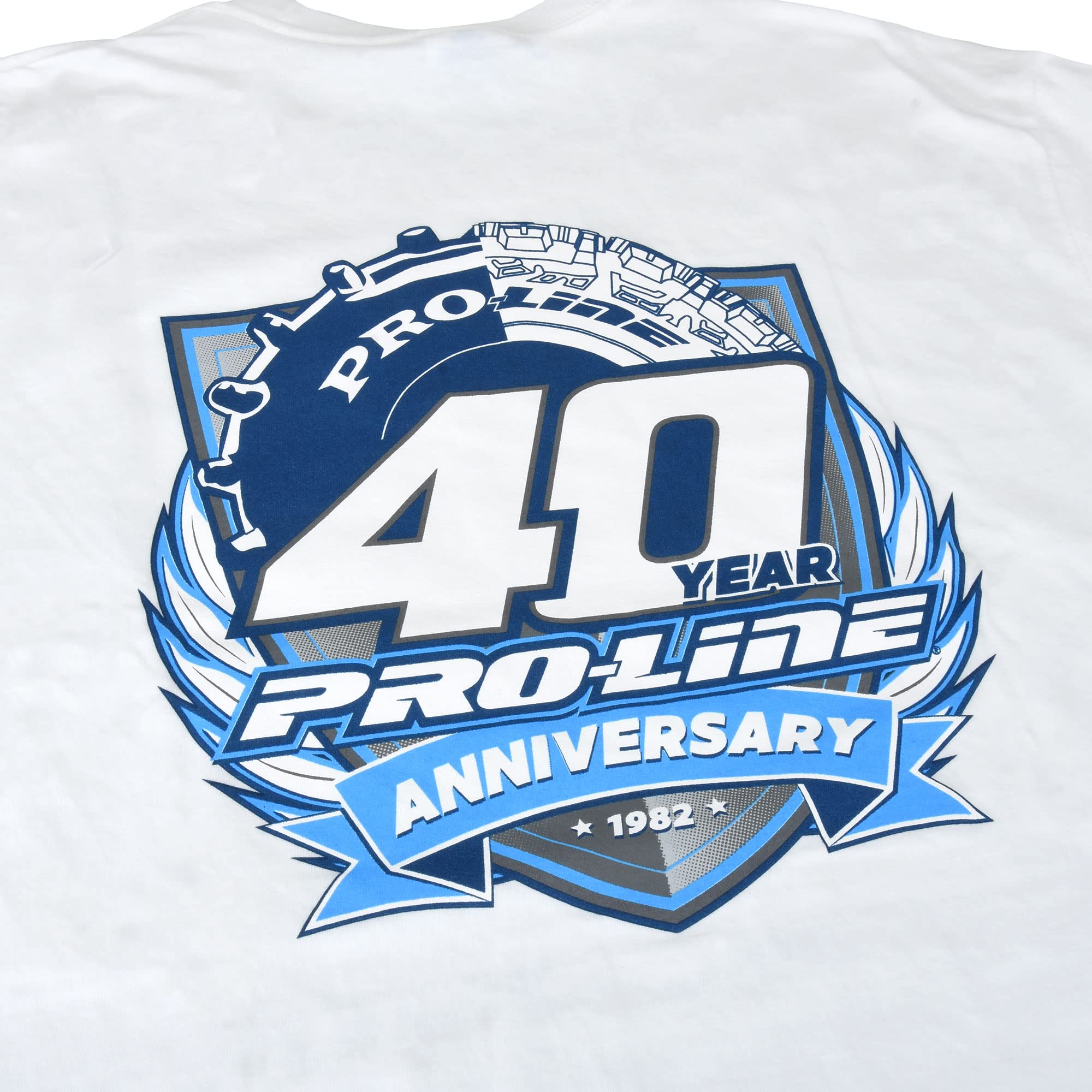 Pro-Line 985803 40th Anniversary White TShirt Large