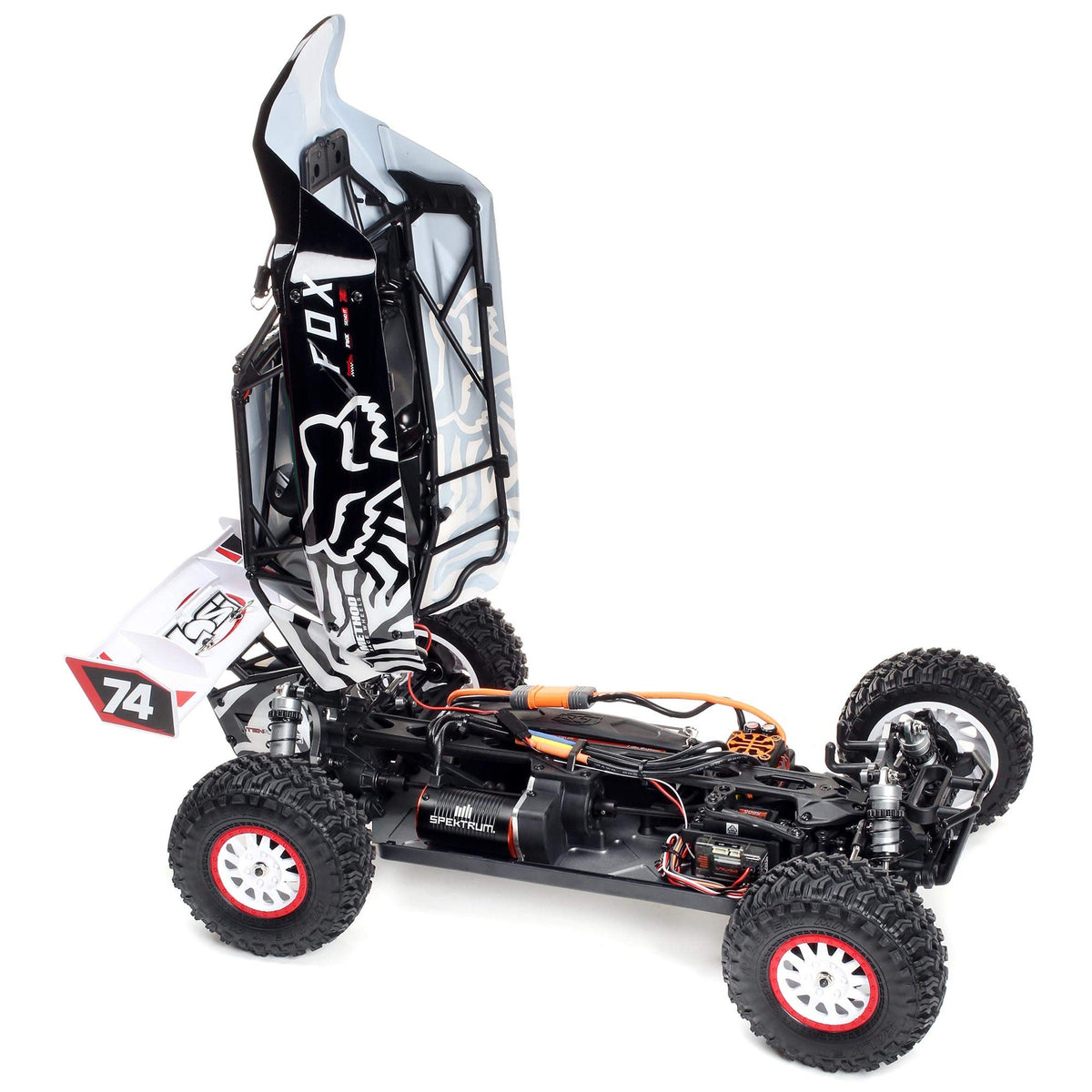 Losi LOS03027T2 Tenacity DB Pro, Fox Racing Smart: 1/10 4WD RTR