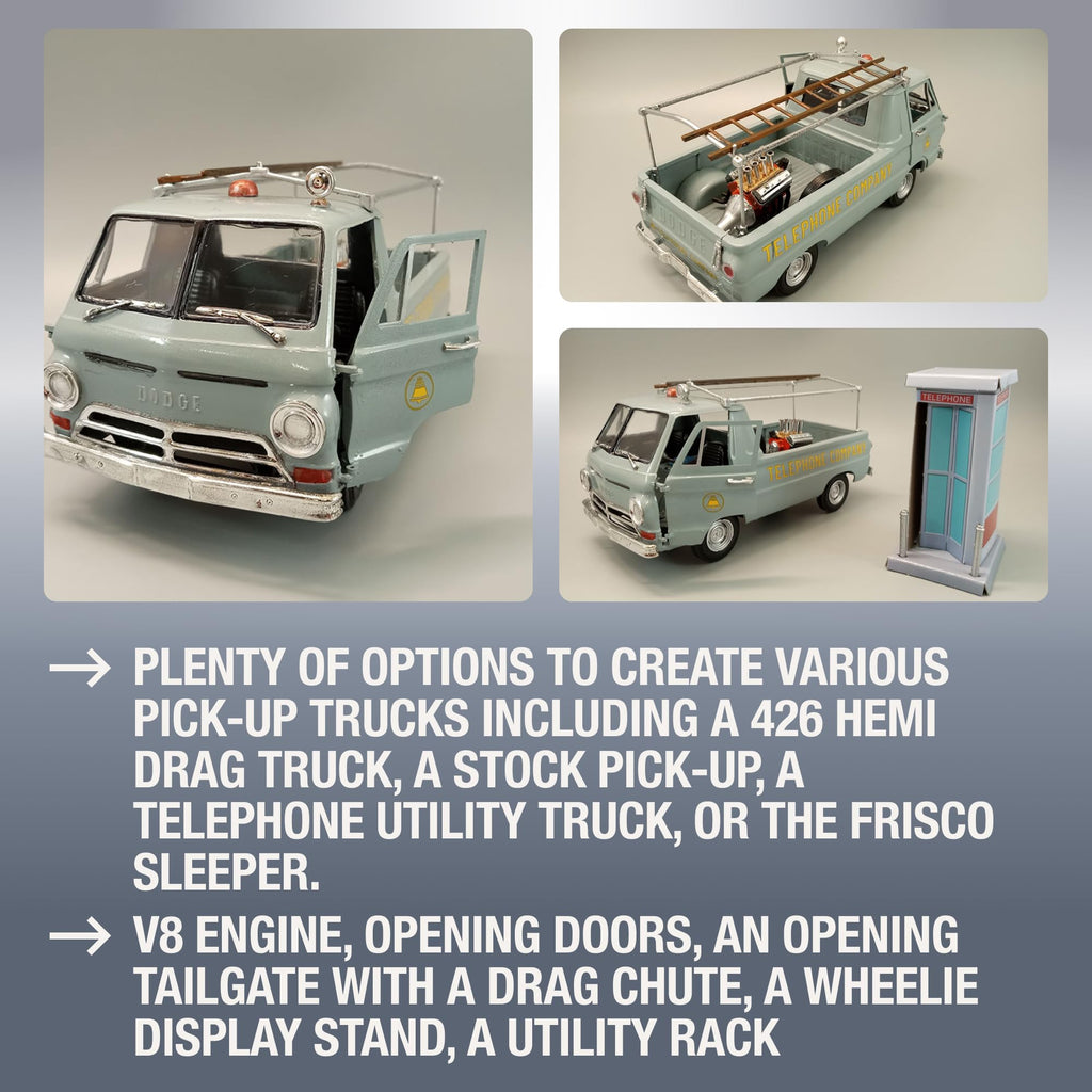 AMT 1389 1966 Dodge A100 Pickup Touch Tone Terror 1/25